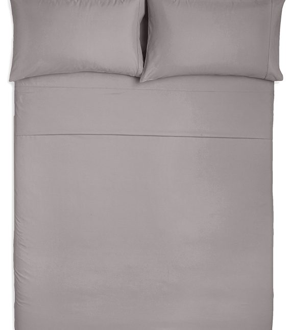 Microfiber Sheet Set - Queen, Dark Grey - Image 5