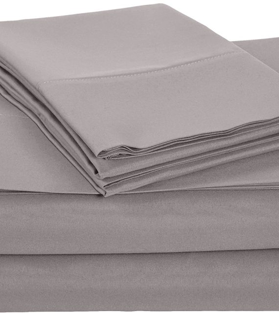 Microfiber Sheet Set - Queen, Dark Grey